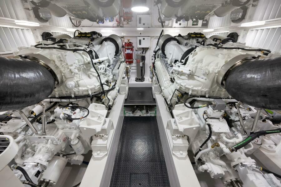 2024 Viking 68 Convertible- GYS TRADE- Engine Room