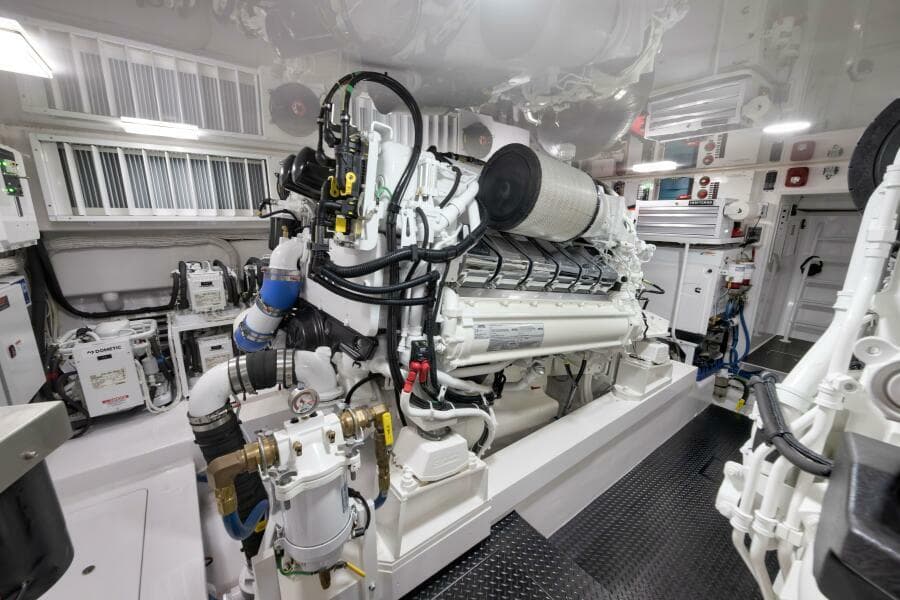 2024 Viking 68 Convertible- GYS TRADE- Engine Room