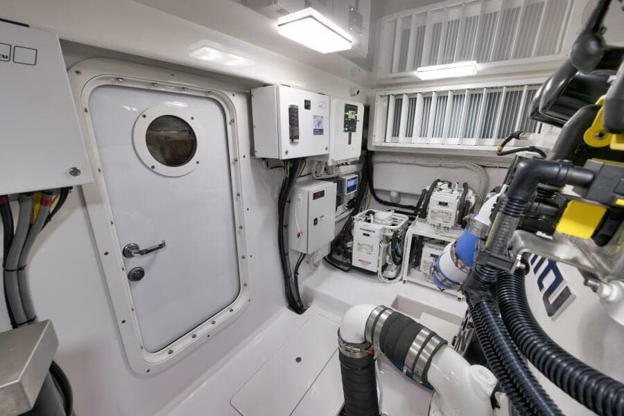 2024 Viking 68 Convertible- GYS TRADE- Engine Room