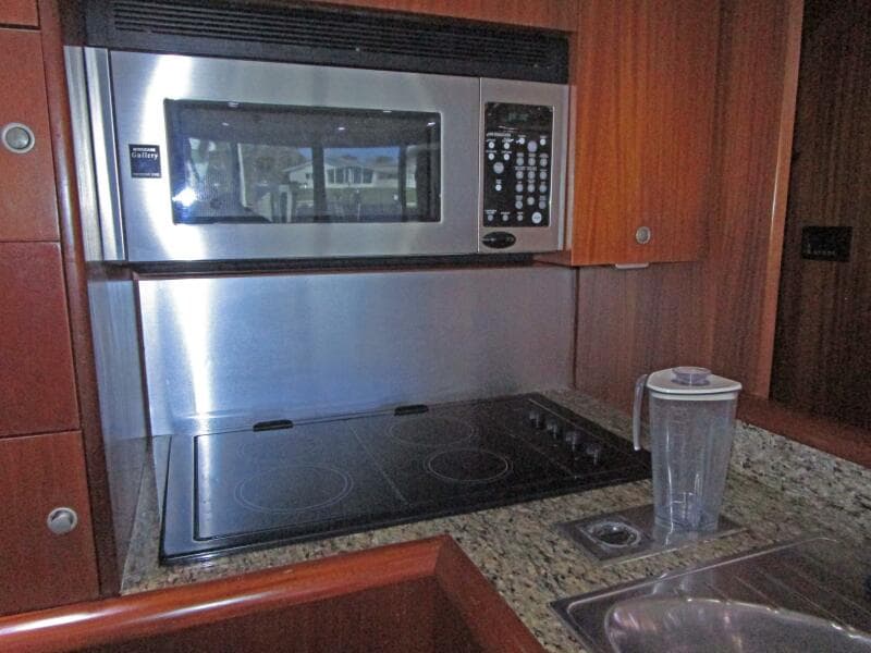 Galley Stove And Microwave