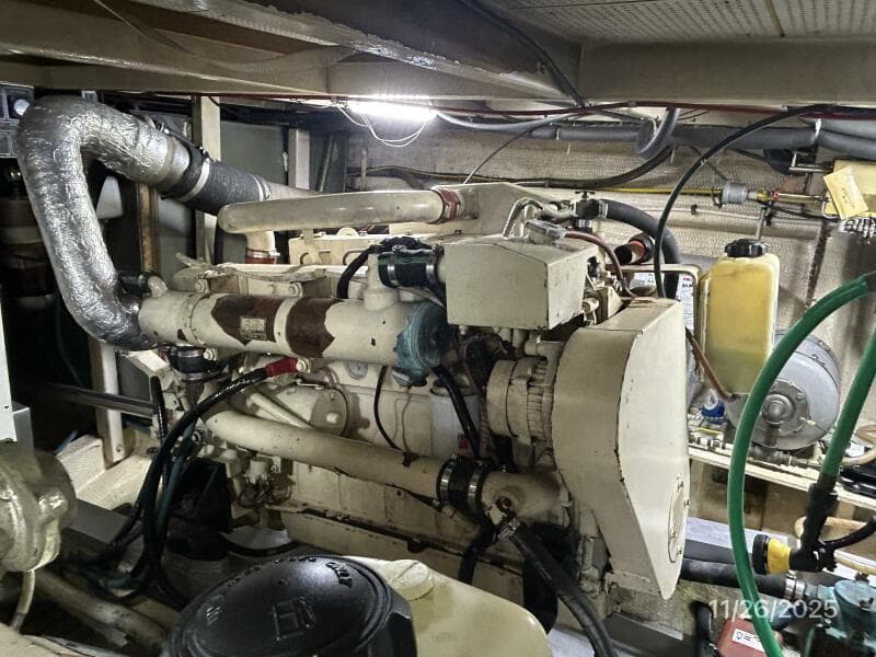 42' Grand Banks port main engine