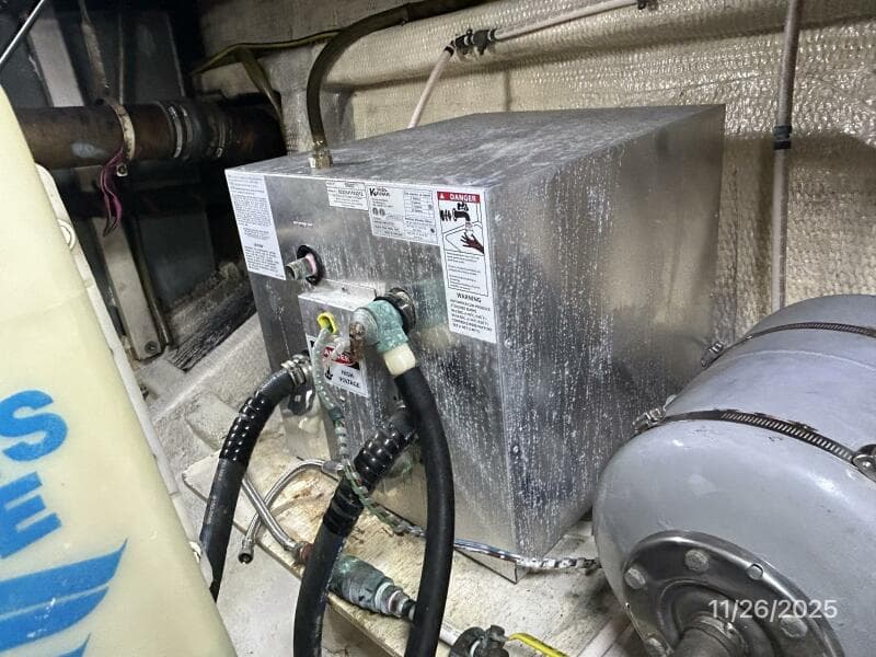 42' Grand Banks water heater