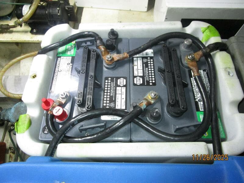 42' Grand Banks battery bank2