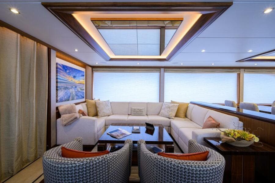 Ocean Alexander 100 ZEPHYR - Interior Salon