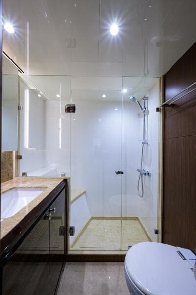 Ocean Alexander 100 ZEPHYR - Interior Guest Stateroom Port Ensuite Head