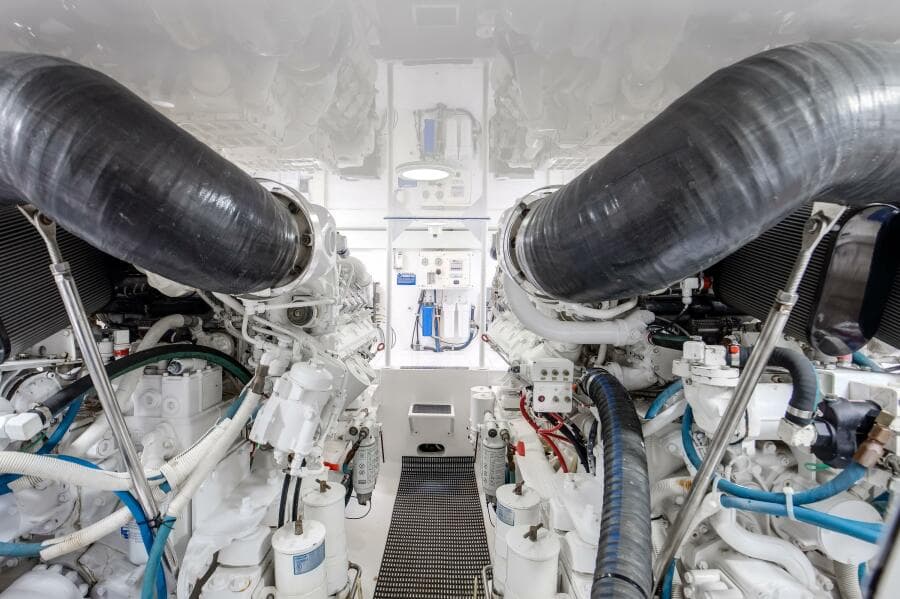 Viking 56 - GIANNA MARIE - Engine Room