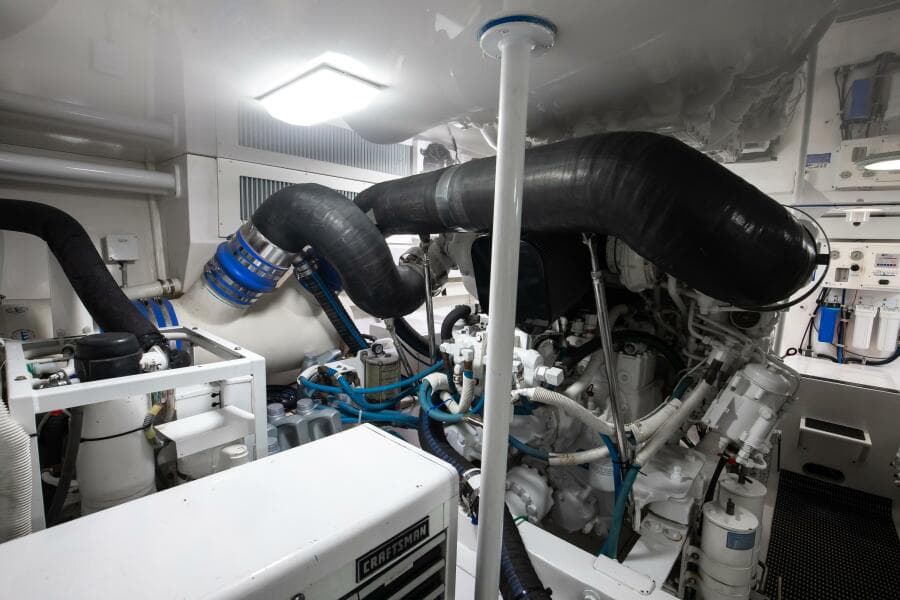 Viking 56 - GIANNA MARIE - Engine Room