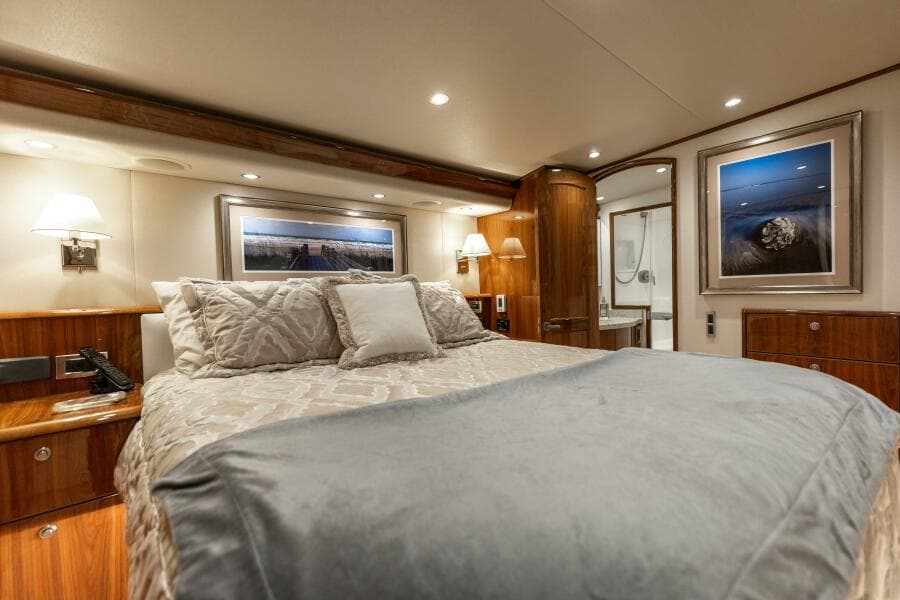 2020 Viking 62 Convertible Galati Yacht Sales Trade Master Stateroom