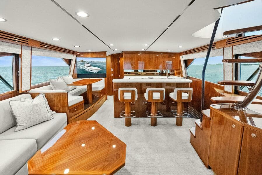 2022 Viking 68 Enclosed Bridge- PIPE DREAM- Salon