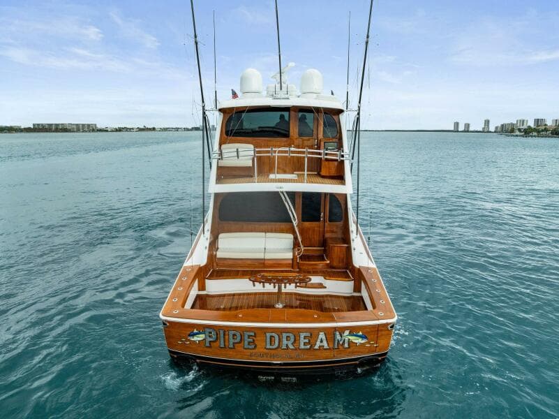 2022 Viking 68 Enclosed Bridge- PIPE DREAM- Transom