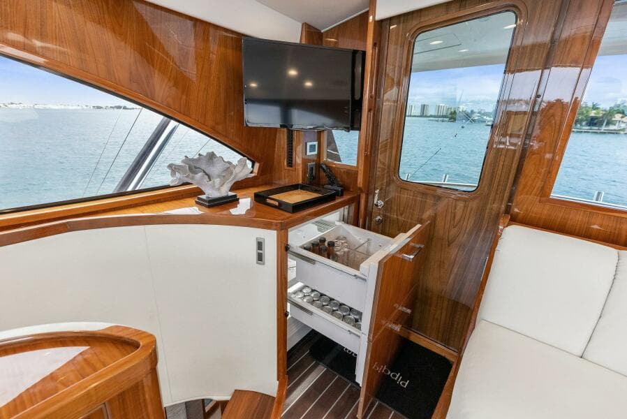 2022 Viking 68 Enclosed Bridge- PIPE DREAM- Refridgerated Drawers on Bridge