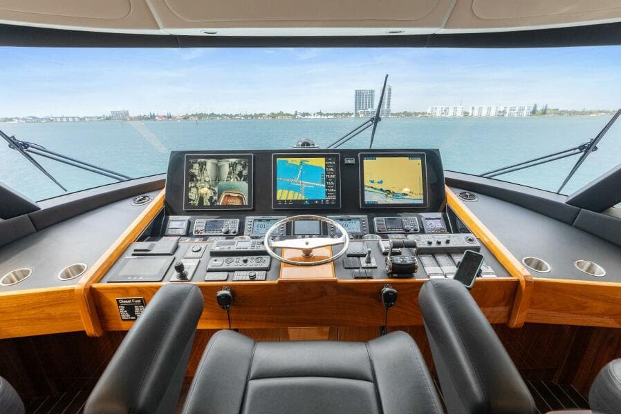 2022 Viking 68 Enclosed Bridge- PIPE DREAM- Helm