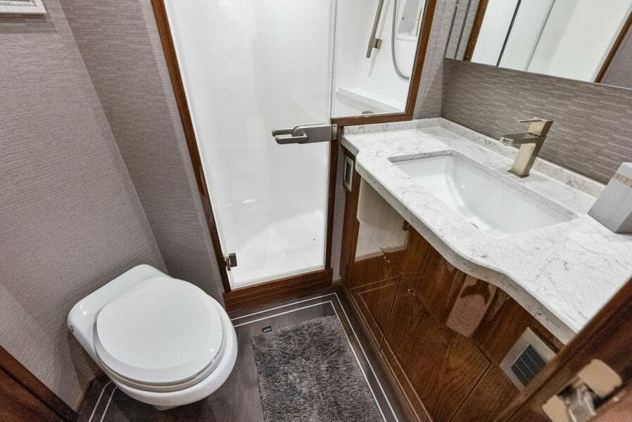 2022 Viking 68 Enclosed Bridge- PIPE DREAM- Master Head