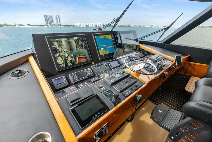 2022 Viking 68 Enclosed Bridge- PIPE DREAM- Helm