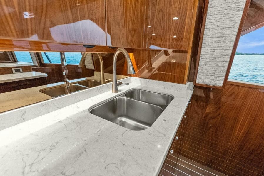 2022 Viking 68 Enclosed Bridge- PIPE DREAM- Galley