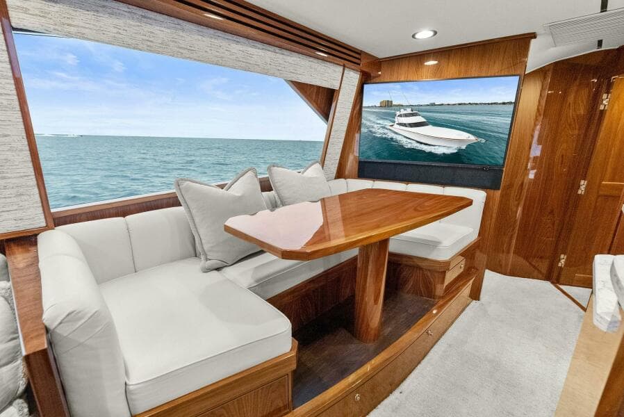 2022 Viking 68 Enclosed Bridge- PIPE DREAM- Dinnette