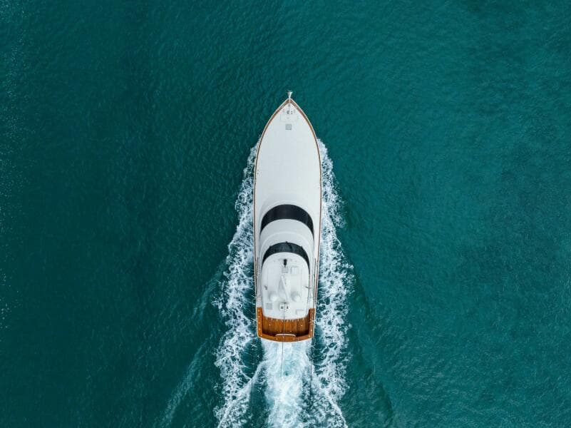 2022 Viking 68 Enclosed Bridge- PIPE DREAM- Aerial