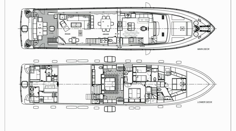 Main and Lower Decks