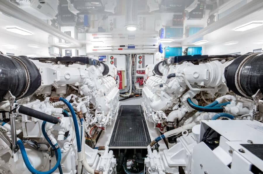 Viking 52 ONE MORE - Engine Room
