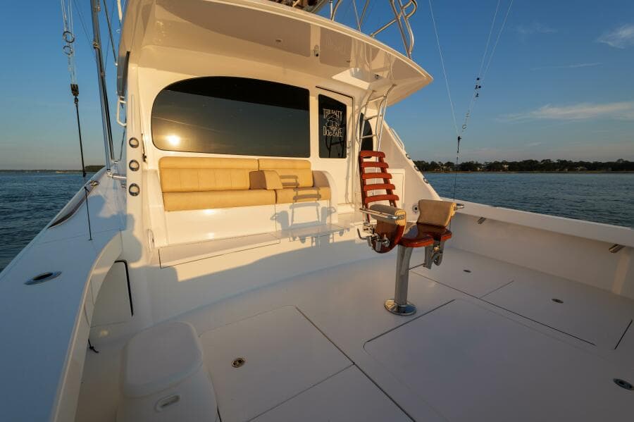 Viking 54 - Salty Dog -Cockpit and Mezzanine 