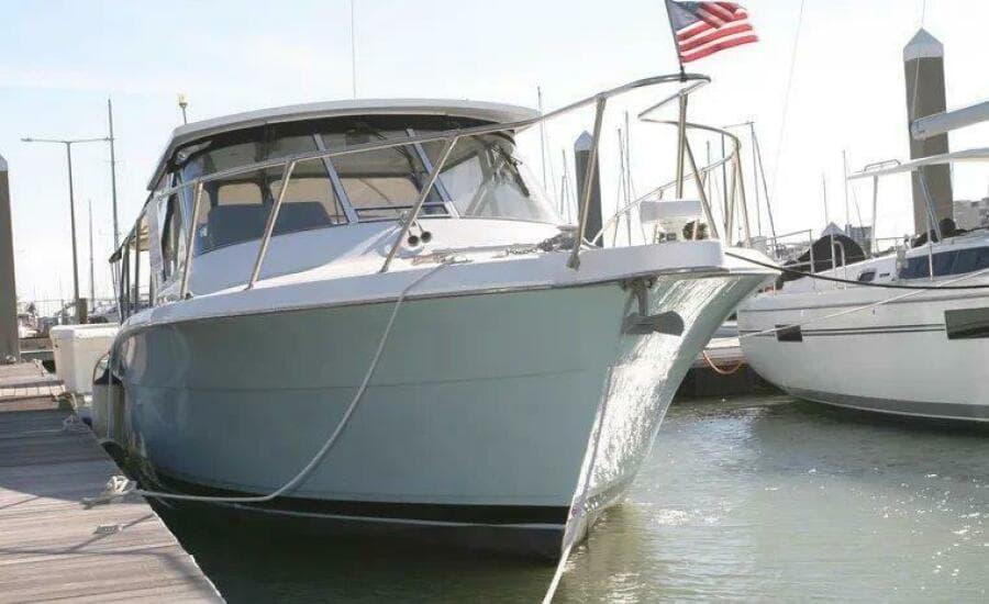 1996 Hatteras 39 Sport Express