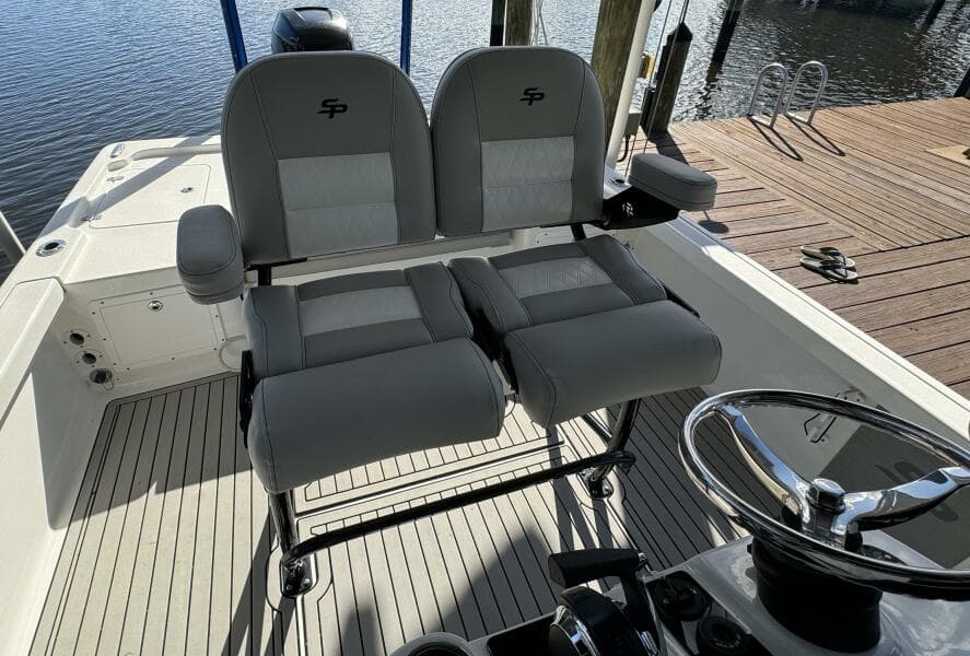 24 SeaPro 2019 Helm Bolsters Down