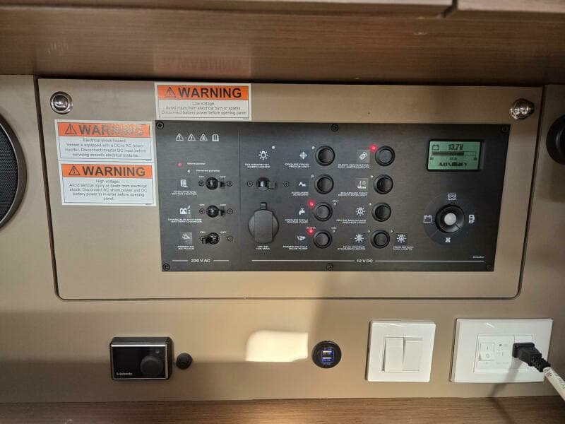 Nav station electrical panel