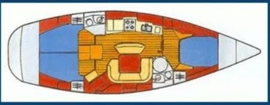 Jeanneau 45.2 Layout