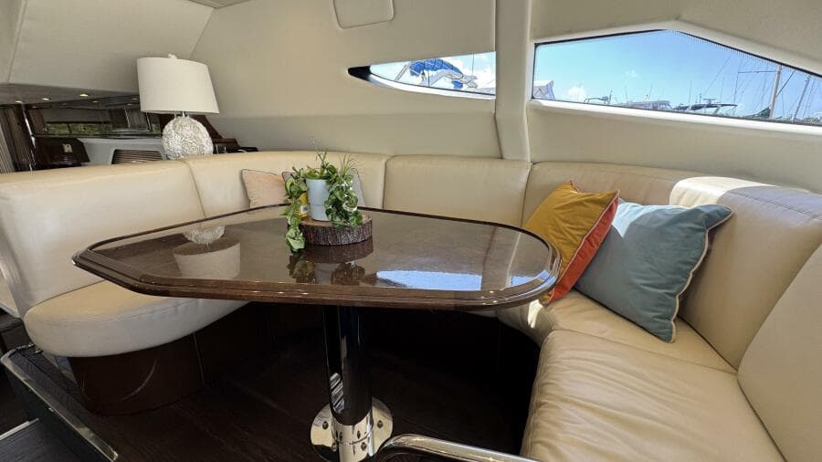 Raised Galley Dinette Looking Port