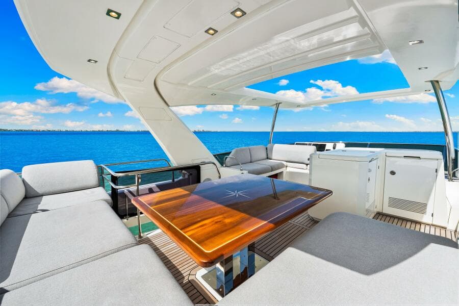 2019 Prestige 630 Flybridge - Flybridge Seating 