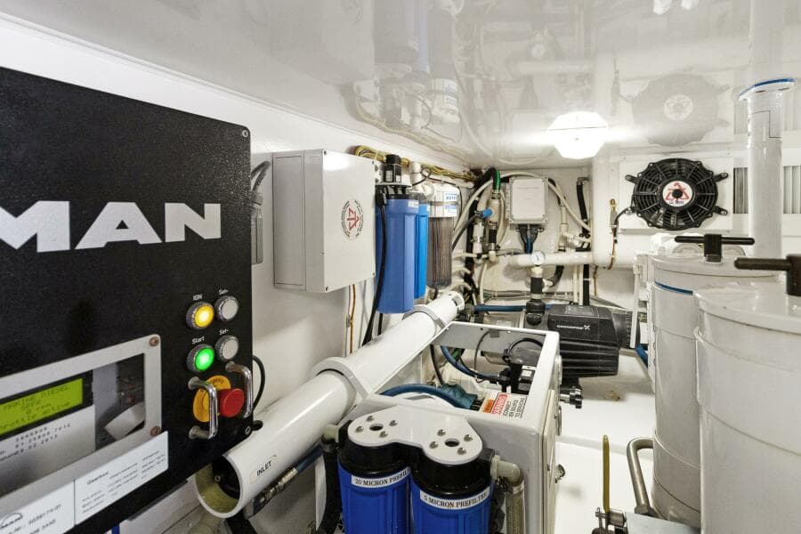 Engine Room Forward Shelf Facing Starboard