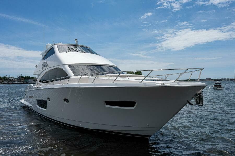 Viking 75 MIRAGE - Starboard Bow Profile