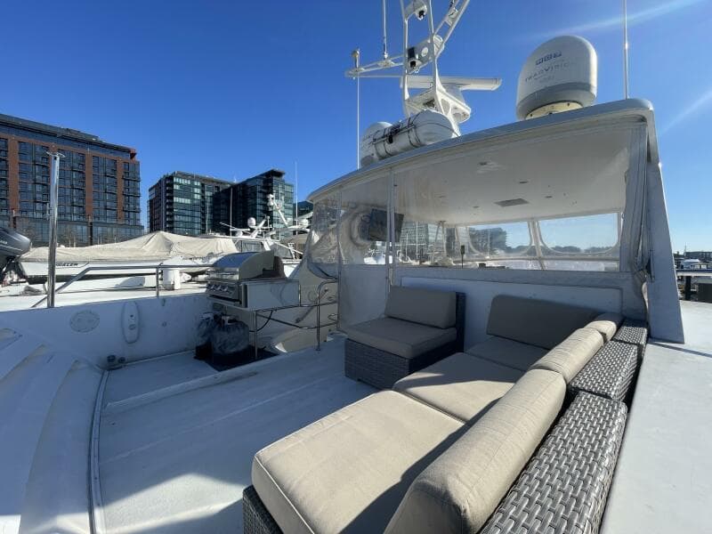 Bridge Sundeck port view