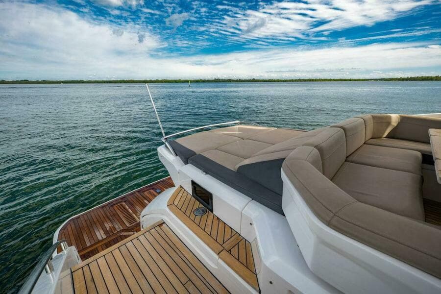 Princess 65 - Aft Deck Sun Pad