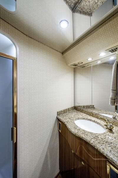 Viking 64 - Big Blue - Forward Stateroom Head