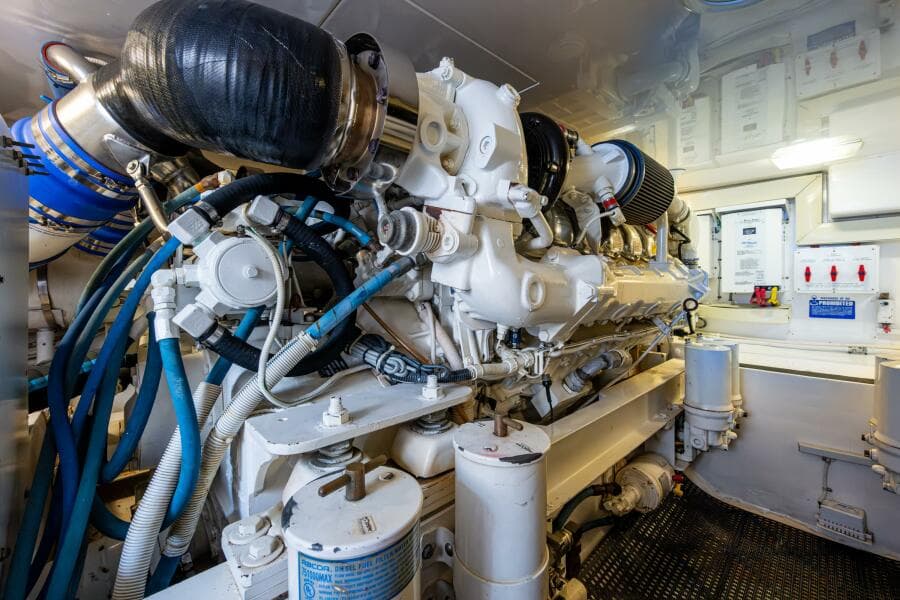Viking 48 - Sweet Melissa - Engine Room