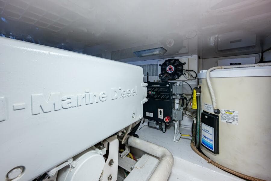Viking 48 - Sweet Melissa - Engine Room
