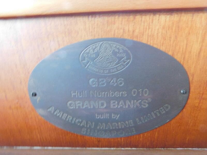 1986 Grand Banks 46 Classic Widebody