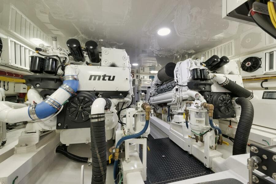 Viking 68 JO-LI - Engine Room