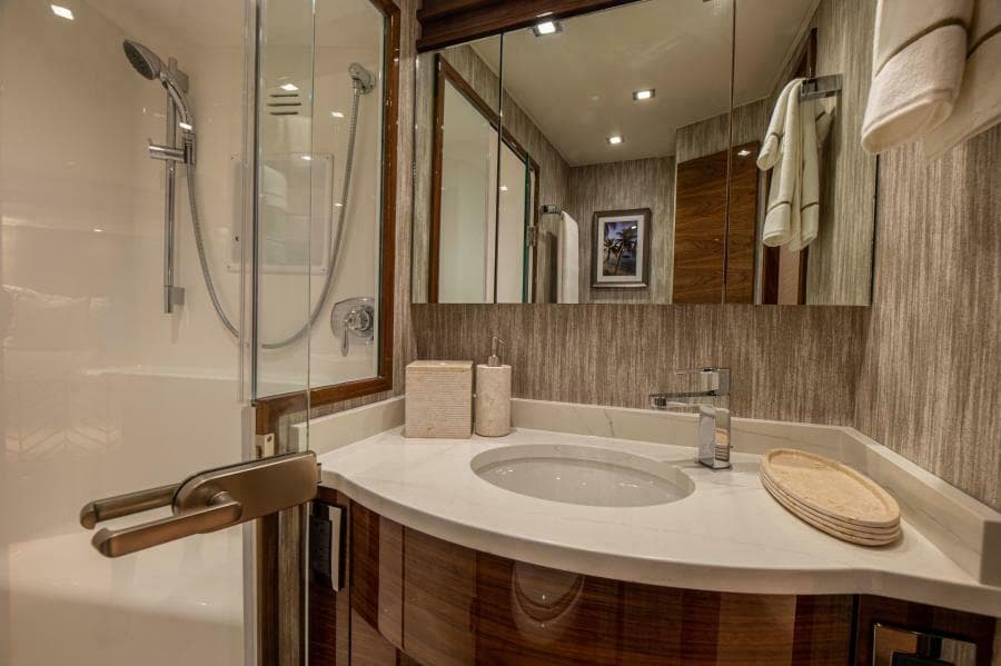 2023 Viking 64 Convertible Master Stateroom Head