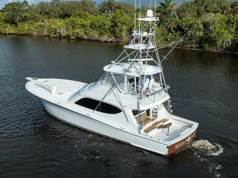 Hatteras 63 Reelin N Dealin - Exterior Profile
