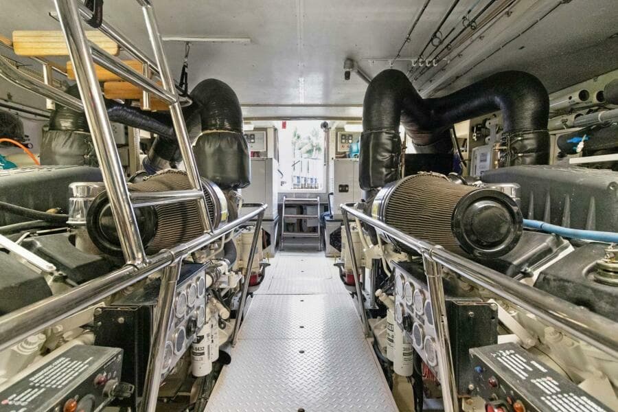 Engine Room Looking Aft  