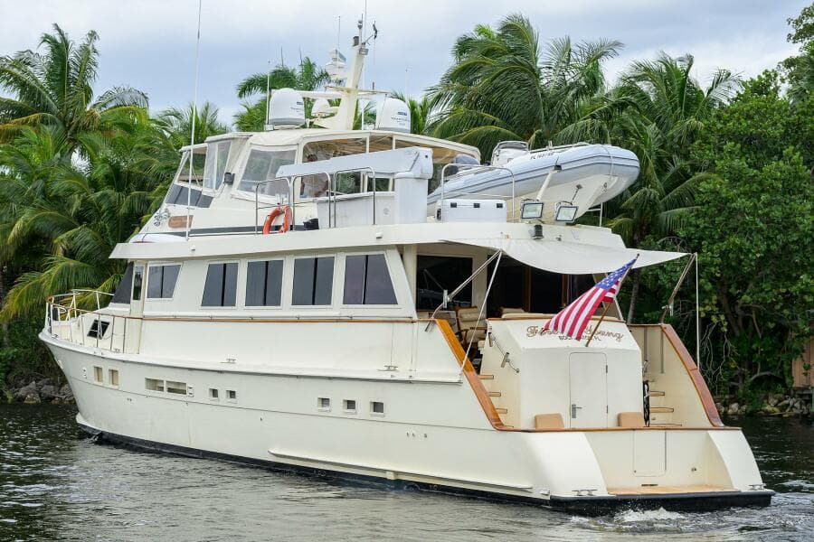 1991 Hatteras 78 Cockpit Motor Yacht