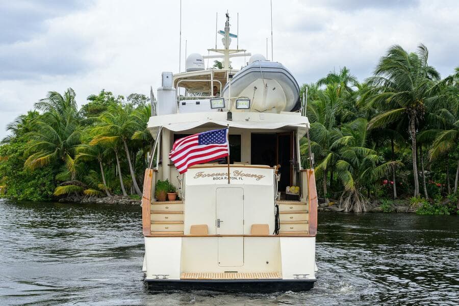 1991 Hatteras 78 Cockpit Motor Yacht