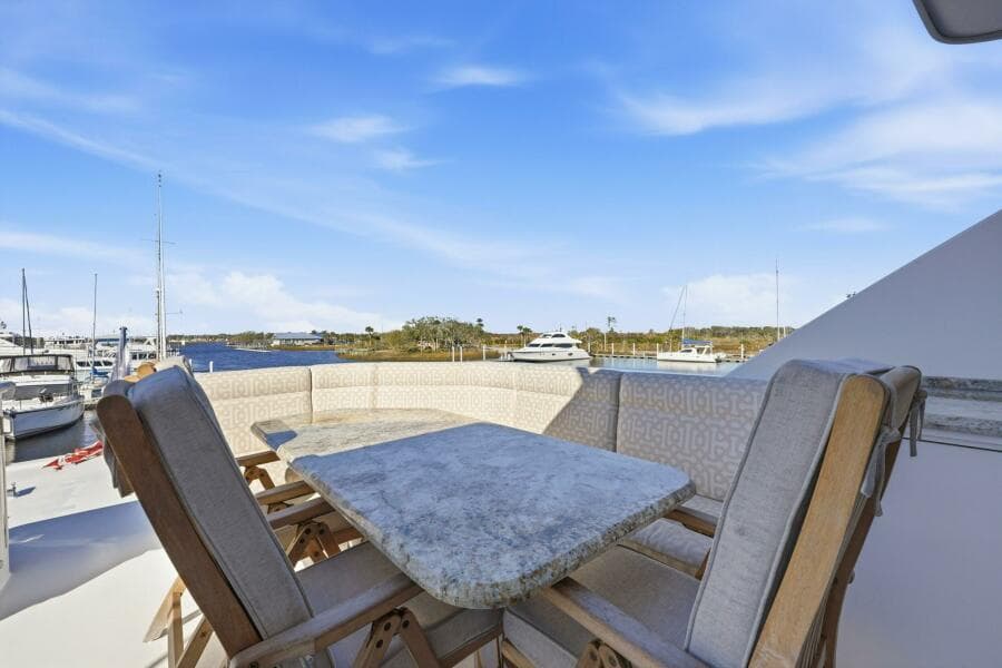 Cheoy Lee 95 FOOTLOOSE - Skybridge Aft