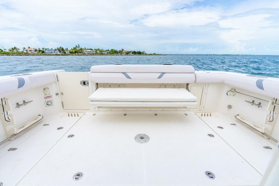2012 Boston Whaler 345 Conquest - Aft Deck Seating 