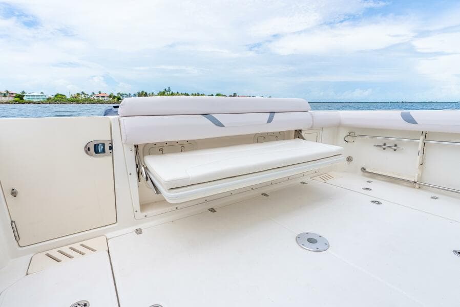 2012 Boston Whaler 345 Conquest - Aft Deck Seating  