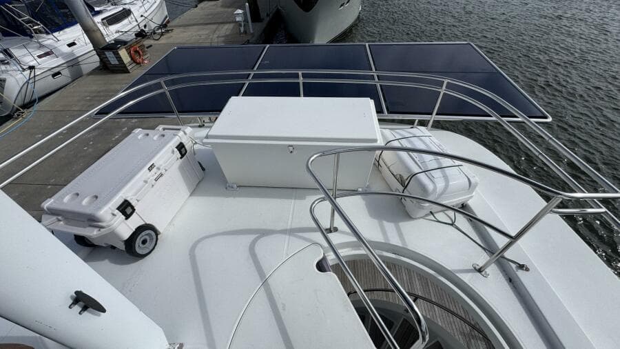 Flybridge Looking Aft