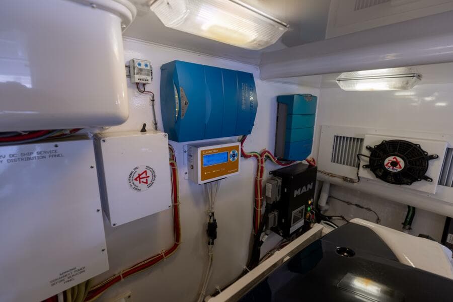 2015 Viking 52 Sport Tower- UP TO IT- Engine Room