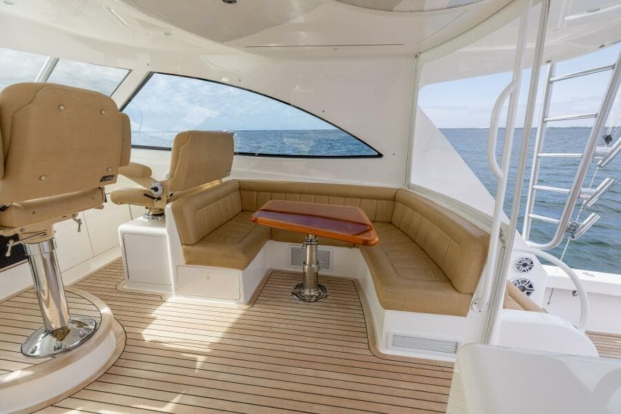 2015 Viking 52 Sport Tower- UP TO IT- Helm Seating